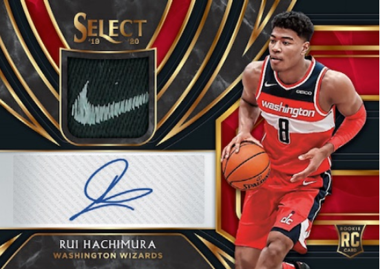 NBA Select 2019-20 Trading Cards - Hobbybox - Autogramm-Card Rui Hachimura