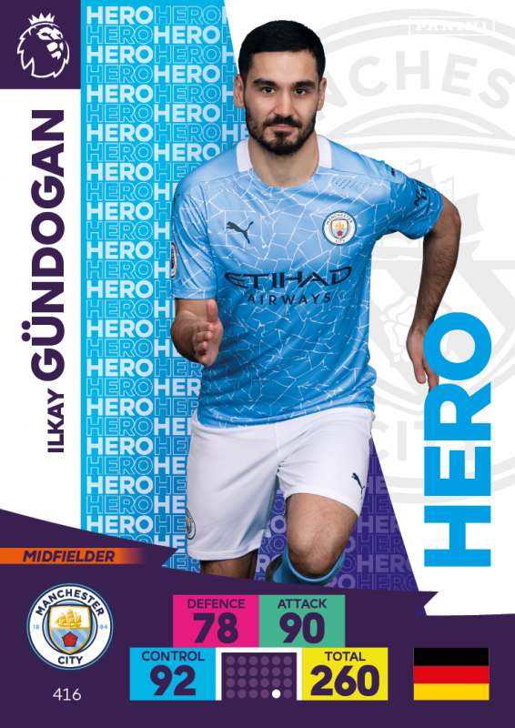 Panini Premier League Adrenalyn XL 2020/21 - Ilkay Gündogan