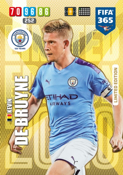 Panini FIFA 365 Adrenalyn XL 2020 Kollektion – LE-Card Kevin de Bruyne