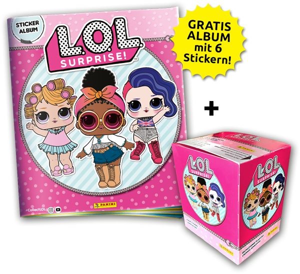 L.O.L. Surprise Stickerkollektion - Sticker-Starter Bundle