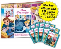 Disney Prinzessin - Das Herz einer Prinzessin - Sticker und Trading Cards - Schnupperbundle