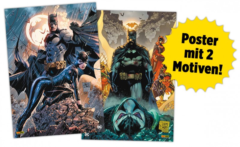 Batman-Tag Poster mit 2 Motiven