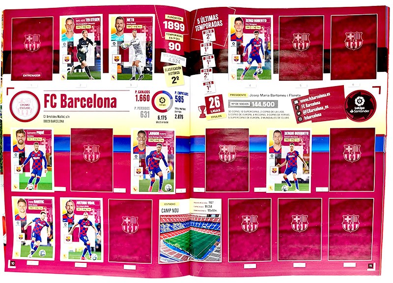 La Liga 2020-21 Stickerkollektion - Album