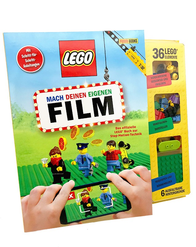 Lego Buch – Mach deinen eigenen Film mit Legoelementen und Schritt-für-Schritt-Anleitungen