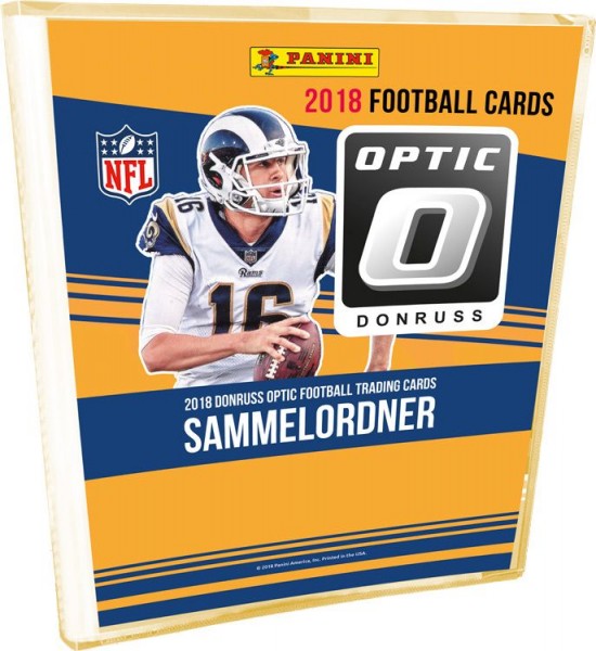 NFL 2018 DONRUSS Optic Football Trading Cards - Sammelordner