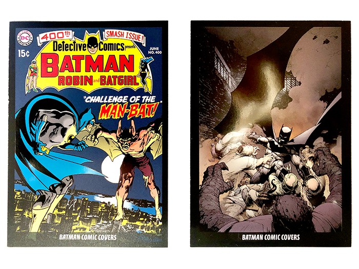 80 Jahre Batman Jubiläumskollektion: Batman Comic Covers Trading Cards Beispiel vorne