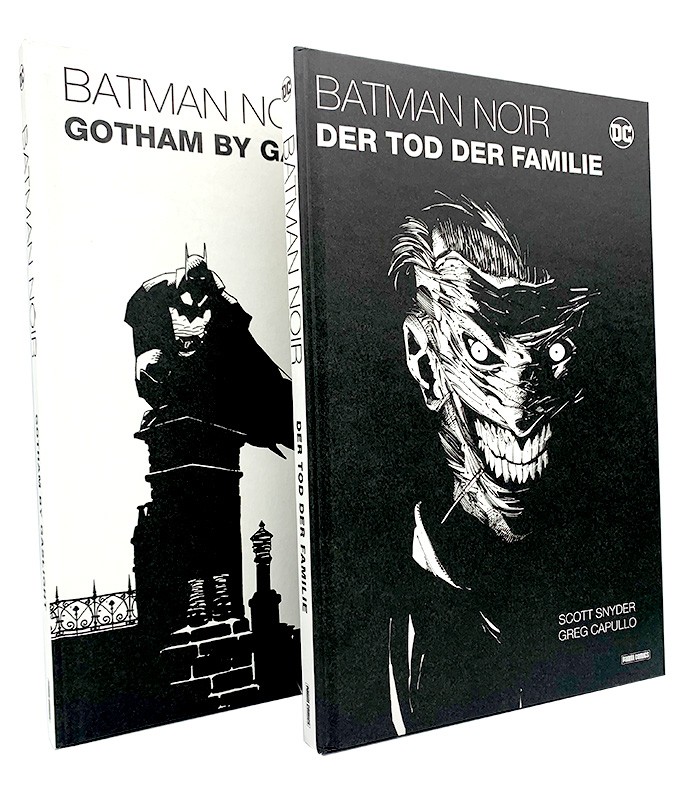 Batman Noir – Foto von den Comics Der Tod der Familie und Gotham by Gaslight