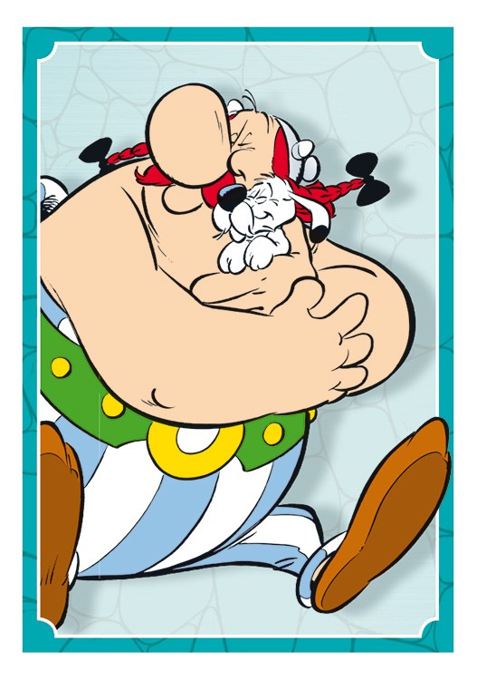 Asterix: 60 Jahre Abenteuer - Obelix Sticker Beispiel
