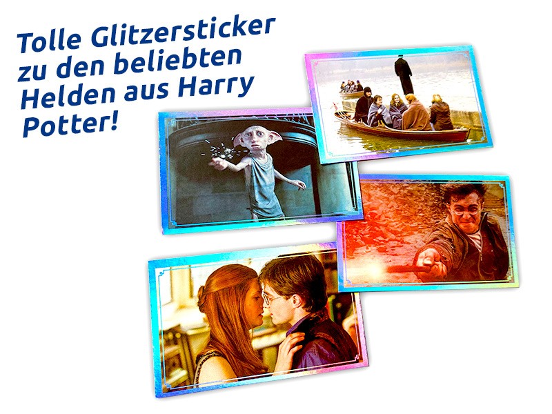 Harry Potter Sticker und Cards Regenbogeneffekt Beispiel Sticker