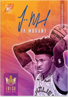 NBA Court Kings 2019-20 Trading Cards - Hobbybox - Autogramm-Card Ja Morant