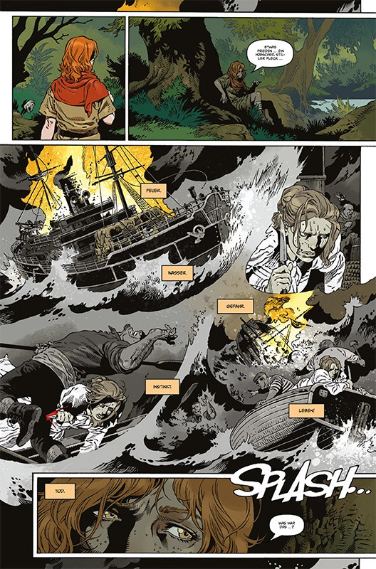Die Insel des Dr. Moreau – Der Klassiker der Science-Fiction und Horrorliteratur als Comic – Blick auf eine Innenseite