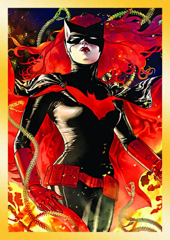 80 Jahre Batman Jubiläumskollektion: Batwoman Special Sticker Gold
