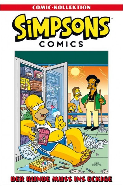 Simpsons Comic-Kollektion 8: Das Runde muss ins Eckige Cover