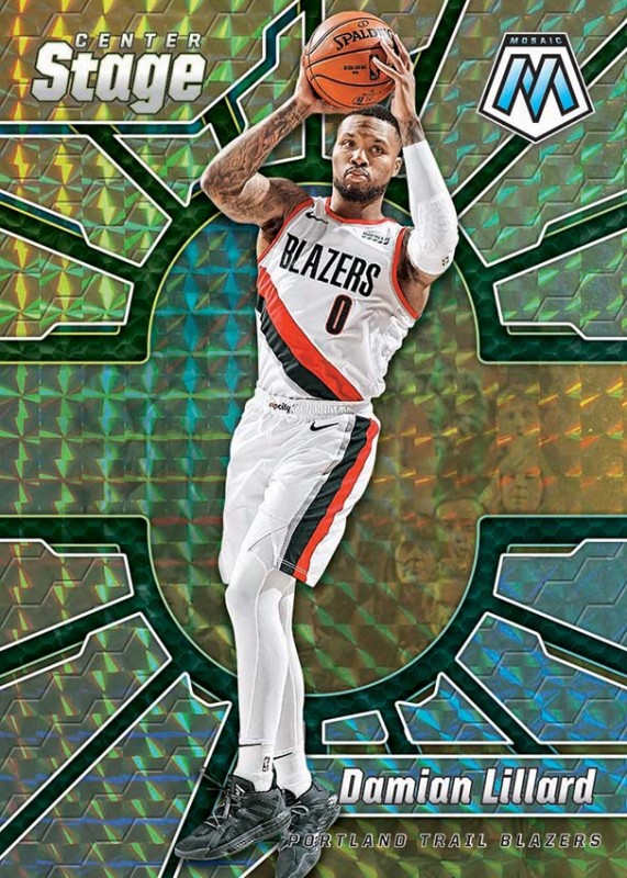 NBA Basketball Mosaic Trading Cards 2019/20 - Damian Lillard