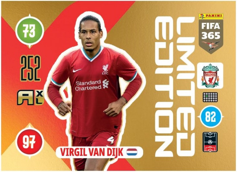 Panini FIFA 365 Adrenalyn XL 2021 - Limited Edition Card Vigil van Dijk