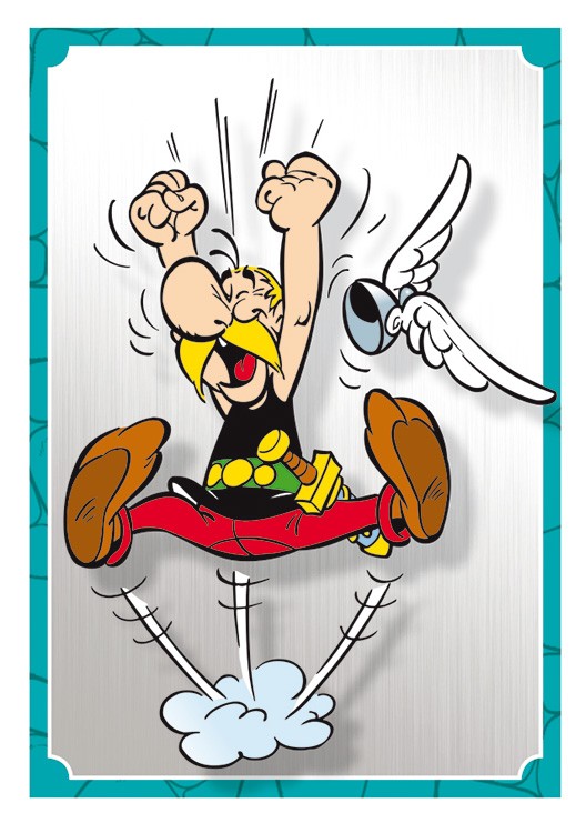 Asterix: 60 Jahre Abenteuer - Asterix Sticker Beispiel