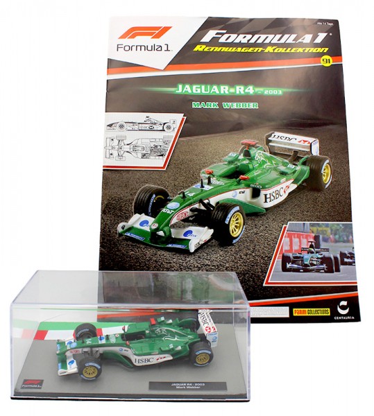 Formula 1 Rennwagen-Kollektion 91: Mark Webber (Jaguar R4)