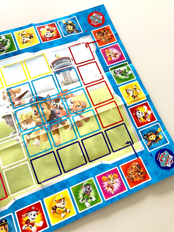 Paw Patrol Magazin 08/20 Reisespiel Spielfeld Variante 1