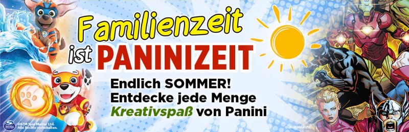 Familienzeit ist Paninizeit – Endlich Sommer! Entdecke jede Menge Kreativspaß von Panini