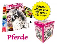 Pferde Sticker - Reise durch die Welt der Farben - Box-Bundle Inhalt