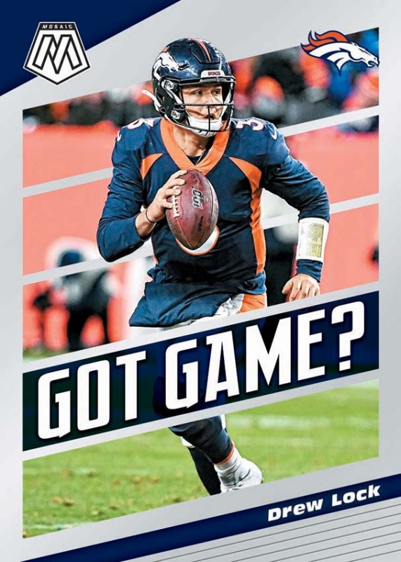 NFL Mosaic 2020 Trading Cards - Drew Lock