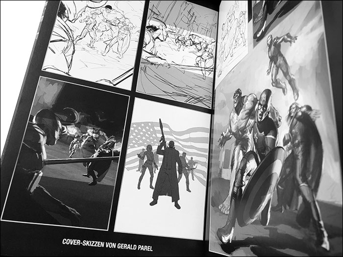 Marvel Movie Collection Avengers Blick in den Comic