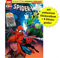 Spider-Man Heft 14 mit exklusivem Stickeralbum zu den Marvelmeilensteinen und 8 Stickern gratis