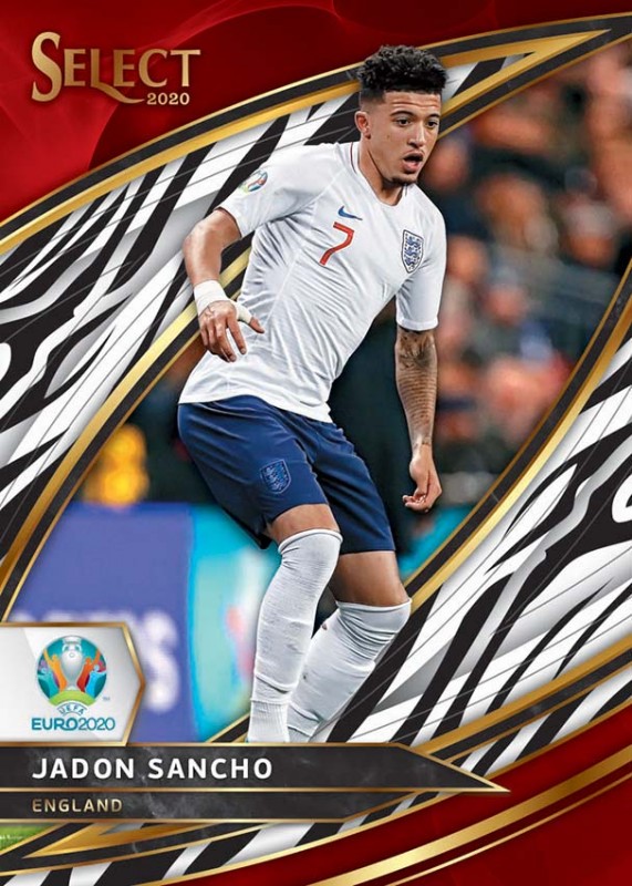 UEFA EURO 2020 Select Trading Cards - Jadon Sancho Field Level