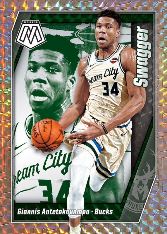 NBA Basketball Mosaic Trading Cards 2019/20 - Giannis Antetokounmpo