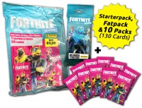 Fortnite Reloaded Trading Cards - Starter Bundle - Starterset mit Sammelordner und 3 Packs