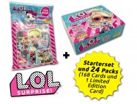L.O.L. Surprise! Glitter ‘n‘ Glow Trading Cards Kollektion - Box-Bundle