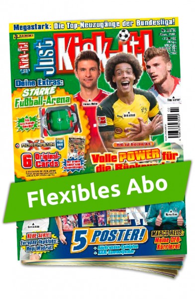 Flexibles Abo - Just Kick-It! Magazin