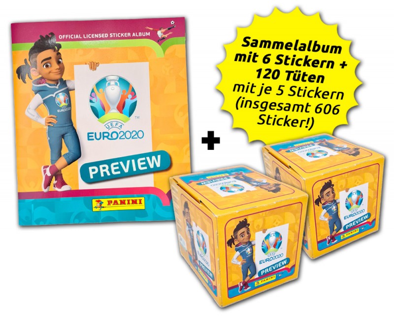 UEFA EURO 2020 - Official Sticker Preview Collection - International Collector's Bundle
