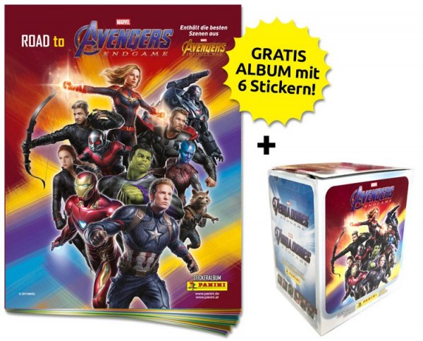 Road to Avengers Endgame – Sticker-Starter-Bundle