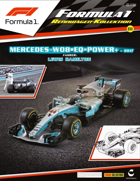 Formula 1 Rennwagen-Kollektion 81: Lewis Hamilton (Mercedes-W08 EQ Power+)