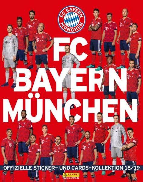 FC Bayern München: Offizielle Sticker- und Cards-Kollektion 2018/2019 - Album