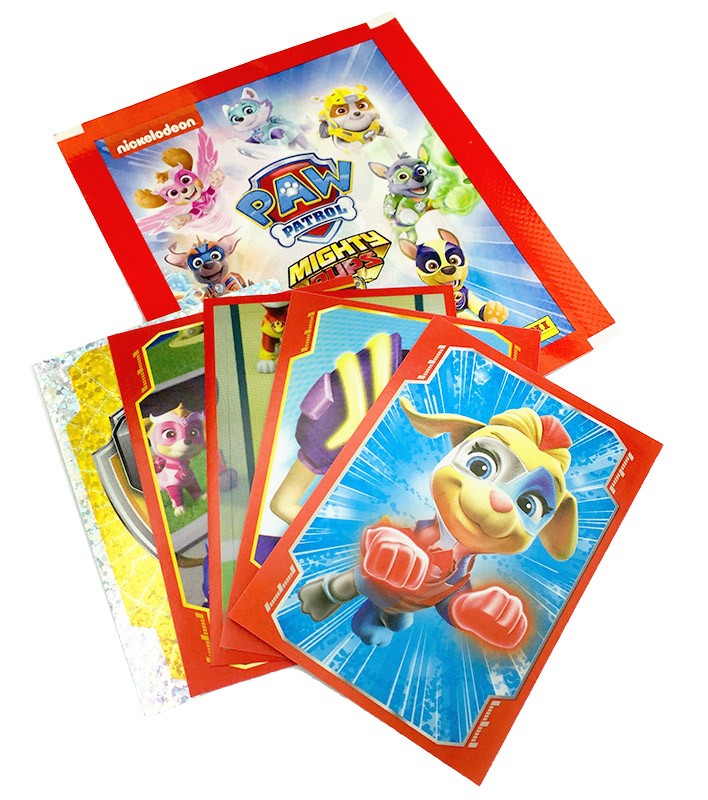 Paw Patrol Stickerkollektion - Mighty Pups Stickertüte mit Inhalt Vorschau