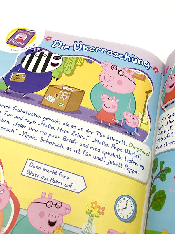 Peppa Pig Magazin Innenansicht Geschichte