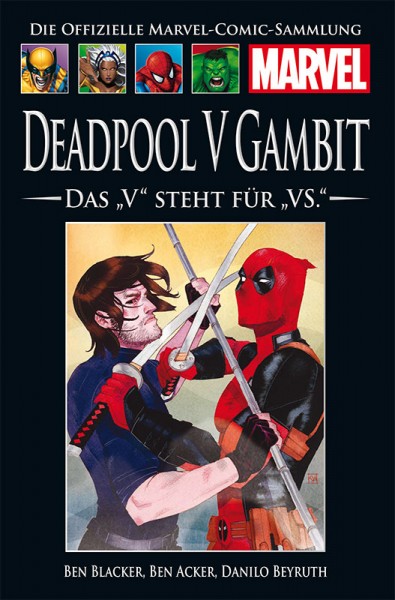 Hachette Marvel Coll. 185: Deadpool V Gambit: Das "V" steht für "VS" Cover