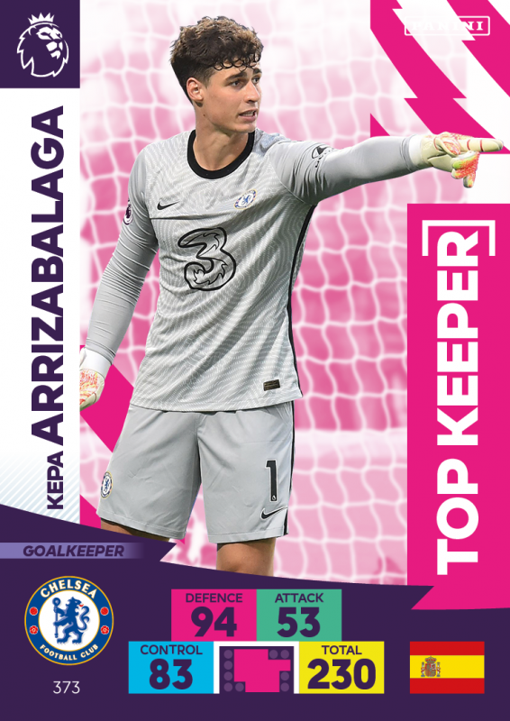 Panini Premier League Adrenalyn XL 2020/21 - Top Keeper - Kepa Arrizabalaga