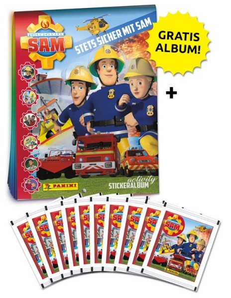 Feuerwehrmann Sam Stickerkollektion – Schnupperbundle