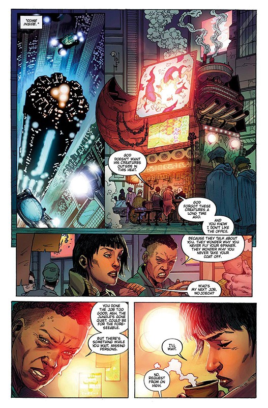 Blade Runner 2019 Blick in den Comic