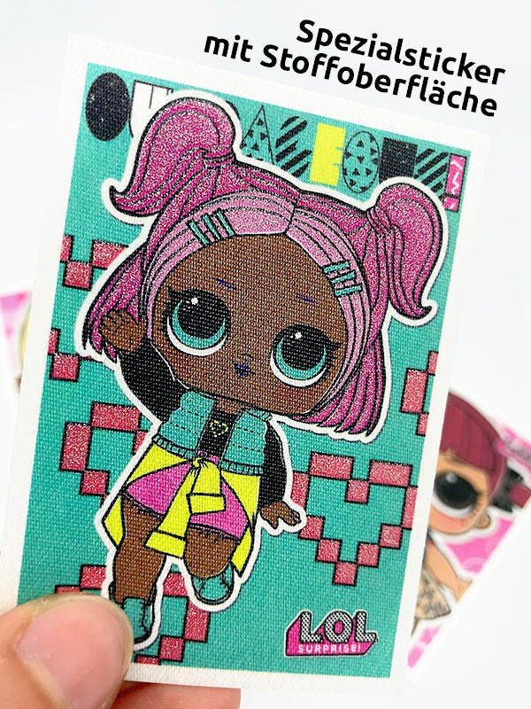 L.O.L. Surprise! Fashion Fun! Stickerkollektion Abbildung Stoffsticker