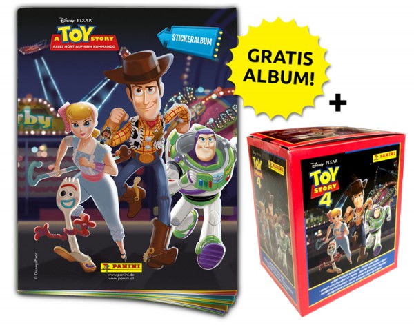 Disney Toy Story 4 Sticker und Sammelkarten - Sticker-Starter-Bundle