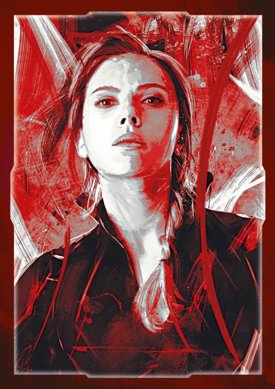 Road to Avengers Endgame Black Widow Card