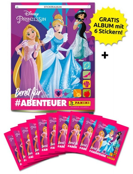 Disney Prinzessinnen Stickerkollektion – Schnupperbundle