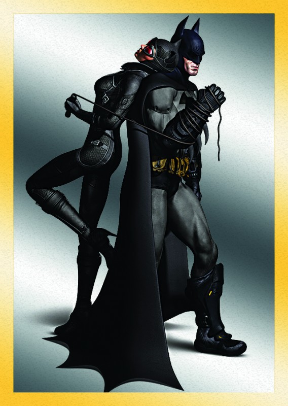 80 Jahre Batman Jubiläumskollektion: Batman und Catwoman Special Sticker Gold