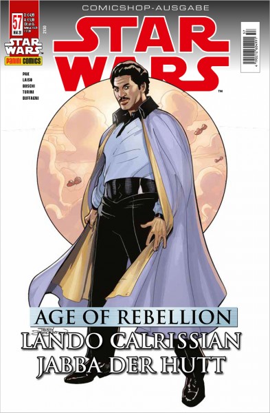 Star Wars 57: Age of Rebellion - Jabba der Hutt & Lando Calrissian - Comicshop Ausgabe