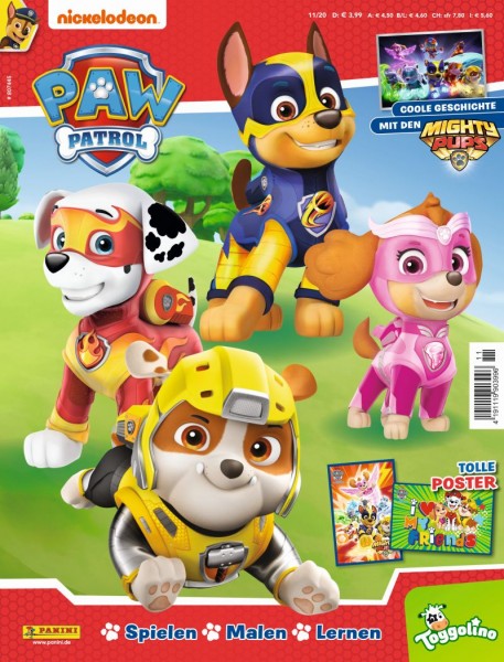 Paw Patrol Magazin 11/20 Cover