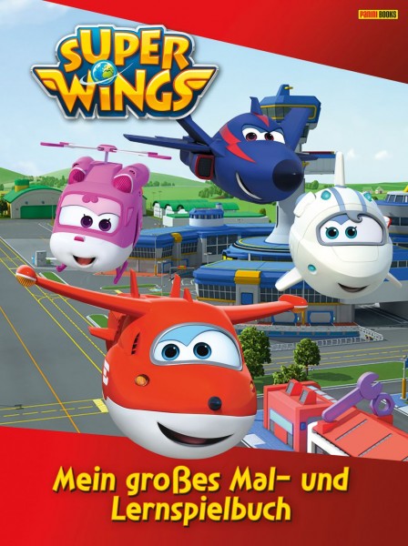 Super Wings - Mein großes Mal- und Lernspielbuch